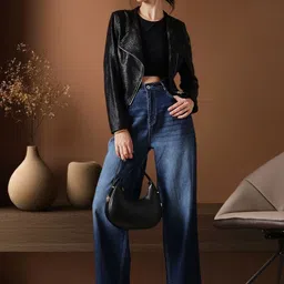 STREET 9 Comfort Mid-Rise Heavy Fade Cotton Straight Fit Jeans-picture-12