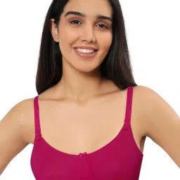 Amante Fuscia Cotton T-Shirt Bra image 1