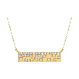 Silvermist 925 Sterling Silver Scattered Bar Pendant Necklace for Women & Girls-image-25