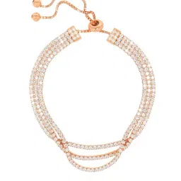 Bhima Jewels 925 Sterling Silver Rose Gold Bracelet for Women-image-81