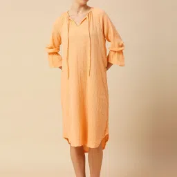 Chemistry Orange Cotton Solid Night Dress image 1