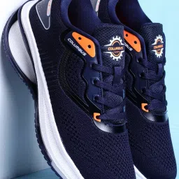 Columbus Men's Navy Running Shoes image 1