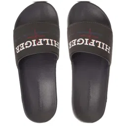 Tommy Hilfiger Men's Dark Grey Slides image 1