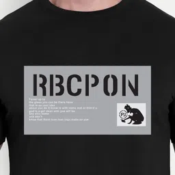 BENNY BROOKS Typography Printed Round Neck Cotton Casual T-shirt image 4