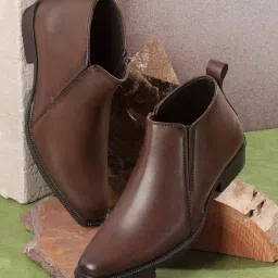 ID Men's Brown Formal Boots image 1