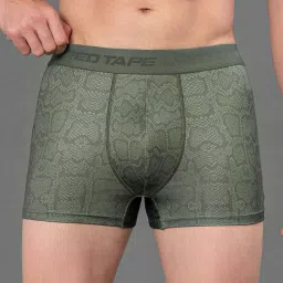 Red Tape Olive Printed Trunks image 1