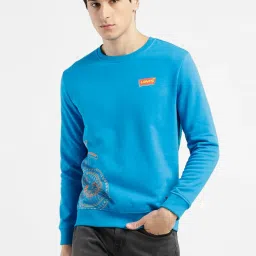 Levi's Blue Regular Fit Sweatshirt image 1