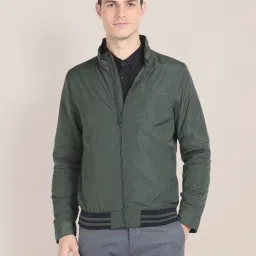 U.S. Polo Assn. Sage Green Regular Fit Wind Cheater image 1