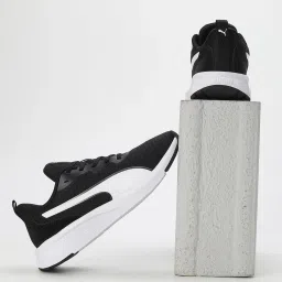 Puma Men's Flyer Lite Black Running Shoes image 1