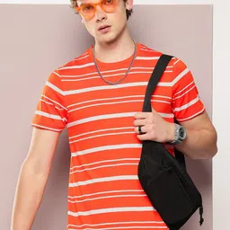 Kook N Keech Men Striped T-shirt image 1