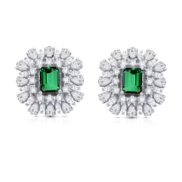 Anayra 92.5 Sterling Silver Classic Earrings for Women image 1