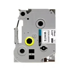 Pacific International Strong Adhesive Label Tape Cassette 24 mm Laminated Black on White for TZE 251 image 3