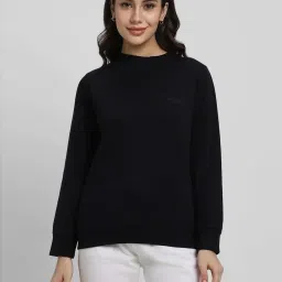Forever 21 Black Regular Fit Sweatshirt image 1