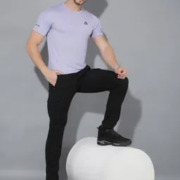 GREENLANDS Self Design Round Neck Short Sleeves Sports T-shirt image 2