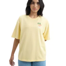Pepe Jeans Yellow Graphic T-Shirt image 1