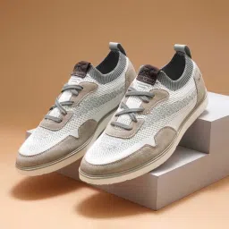 Ruosh Men's Silver Casual Sneakers image 1