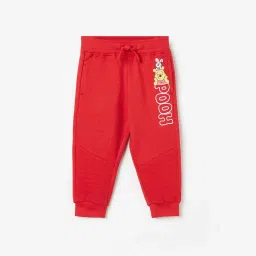 Juniors by Lifestyle Red Cotton Printed Joggers image 1