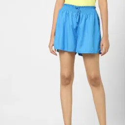 Vero Moda Blue Regular Fit Shorts-picture-32