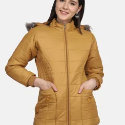 BUYNEWTREND Yellow Regular Fit Jacket image 1