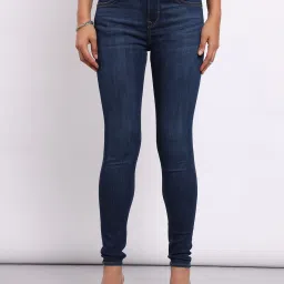 Lee Indigo Skinny Fit High Rise Jeans image 1