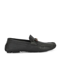 Hitz Men's Black Casual Loafers image 1