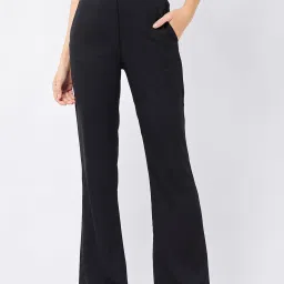Magre Black Regular Fit Trousers image 1