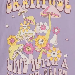 R&B Kids Lavender Graphic Print Regular Fit Sweatshirt image 5