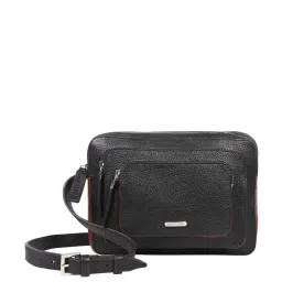 Hidesign Hipsters Black Vibes 03 Solid Small Sling Handbag image 1