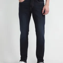 U.S. Polo Assn. Brandon Blue Slim Fit Lightly Washed Jeans image 1