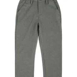 Allen Solly Junior Grey Textured Trousers image 1
