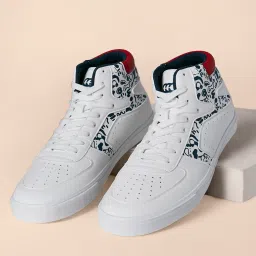 Ajile by Pantaloons Men's White Ankle High Sneakers image 1