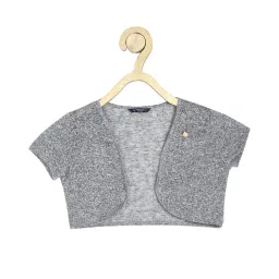 Allen Solly Junior Grey Textured Shrug image 1