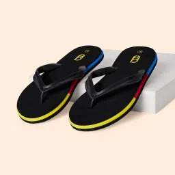 Ajile by Pantaloons Men's Black Flip Flops image 1