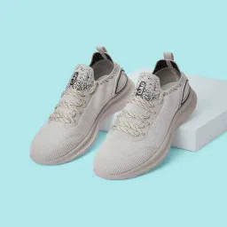 Ajile by Pantaloons Men's Off White Running Shoes image 1