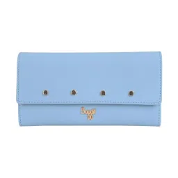 Baggit Blue Small Tri-Fold Wallet for Women image 1