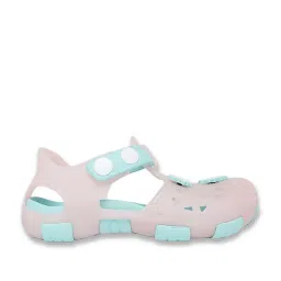 Pantaloons Junior Pink & Blue Back Strap Clogs image 1