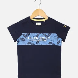 Allen Solly Junior Navy Printed T-Shirt image 1