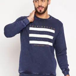 Duke Indigo Regular Fit Printed Sweatshirt image 1