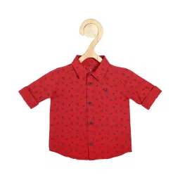 Allen Solly Junior Red Printed Shirt image 1
