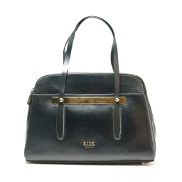 RI2K London Black Leather Large Handbag image 1