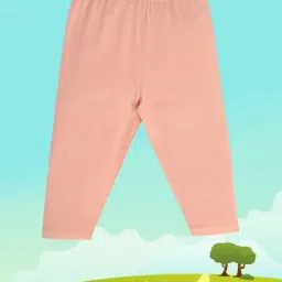 MINIKLUB Kids Coral Solid Leggings-image-51