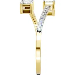 Sparkles Lab Grown Diamond 14k (585) Yellow Gold Ring for Women image 4