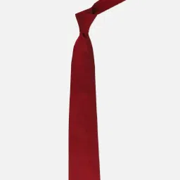 Van Heusen Maroon Woven Tie image 1