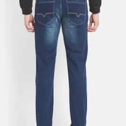 Octave Blue Cotton Regular Fit Jeans image 2