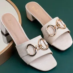 Inc.5 Women's Cream Casual Sandals image 1