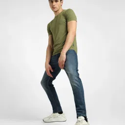 Jack & Jones Dark Blue Slim Fit Low Rise Jeans image 1