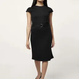 Annabelle by Pantaloons Black Shift Dress image 1