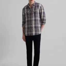 Jack & Jones Black Regular Fit Lightly Washed Jeans image 1