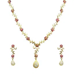 Sitashi Gold-Plated Alloy Necklace & Earrings-picture-35
