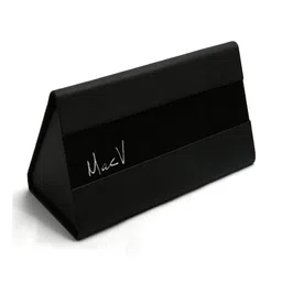 MacV Unisex Brown Lens & Black Shield Sunglasses with image 2